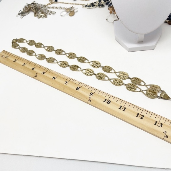 Vintage Gold Tone Tassel Necklace - Picture 12 of 13